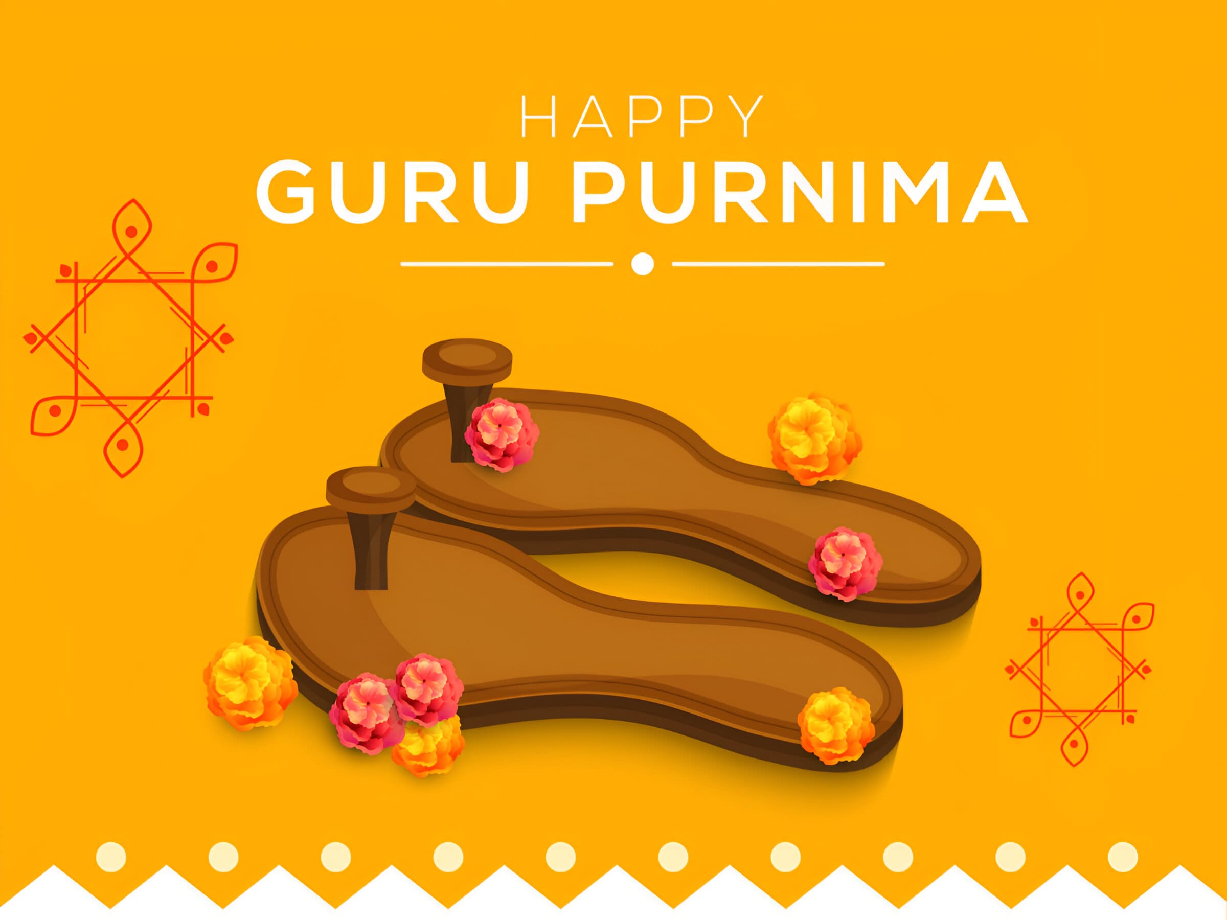 Happy Guru Purnima 4K Wallpaper