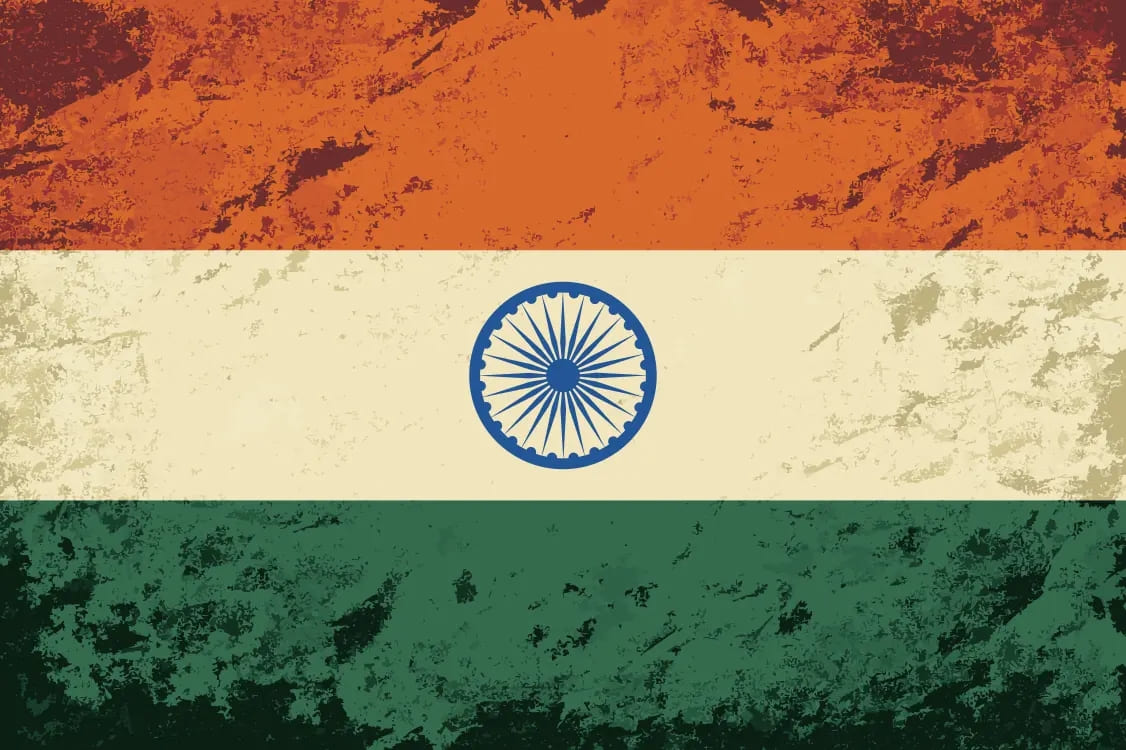 Indian Flag On Wall Tricolor Desktop Wallpaper