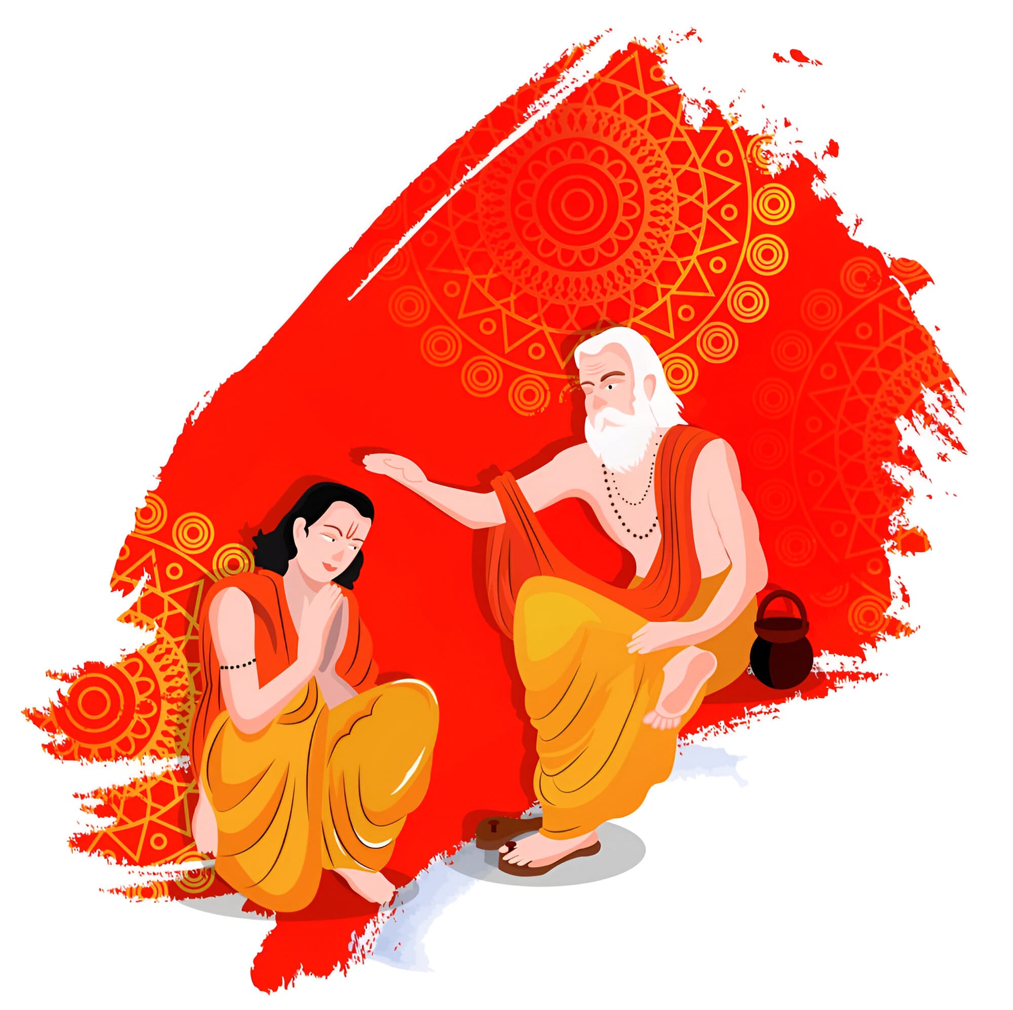 Guru Purnima Drawing