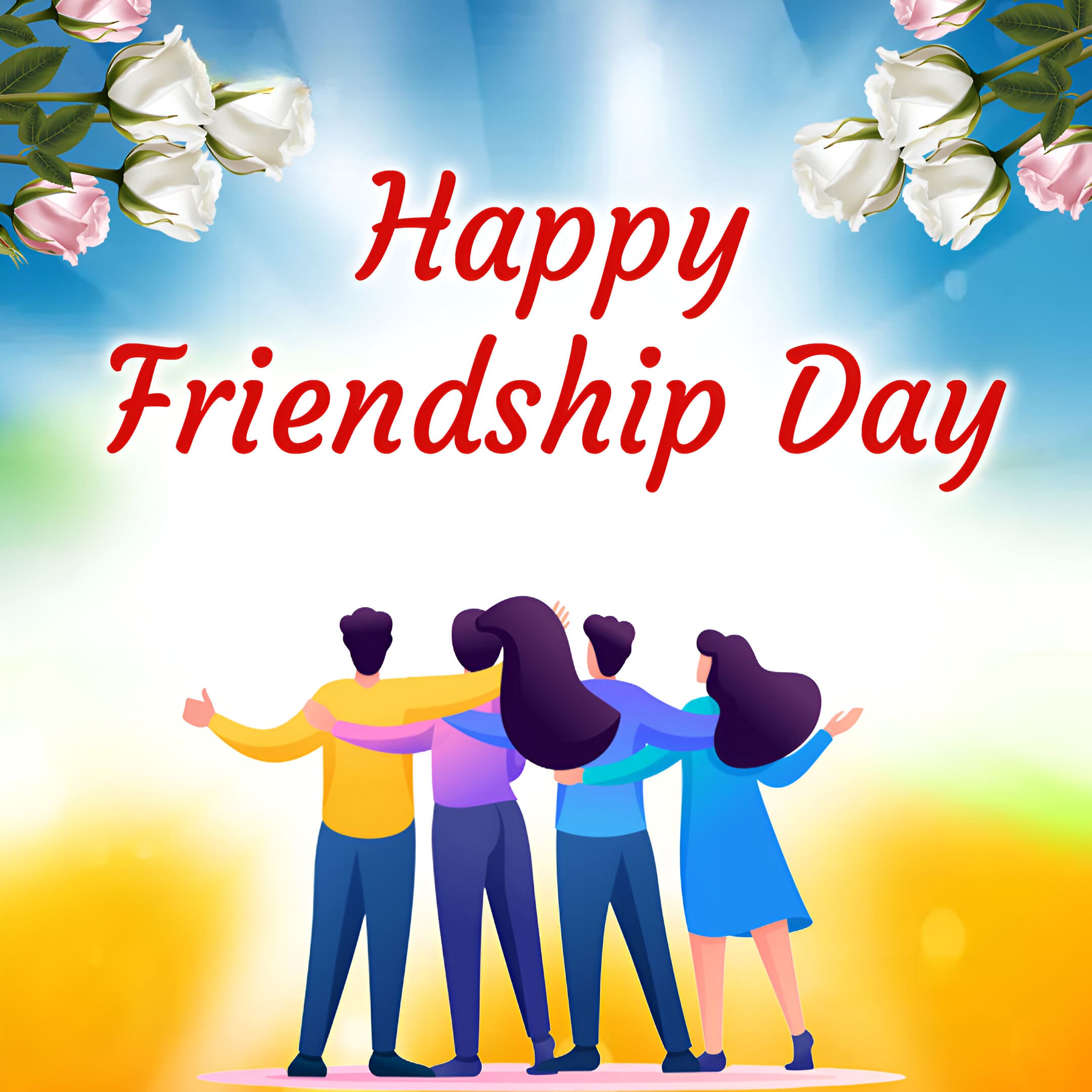 Hands Together On Friendship Day