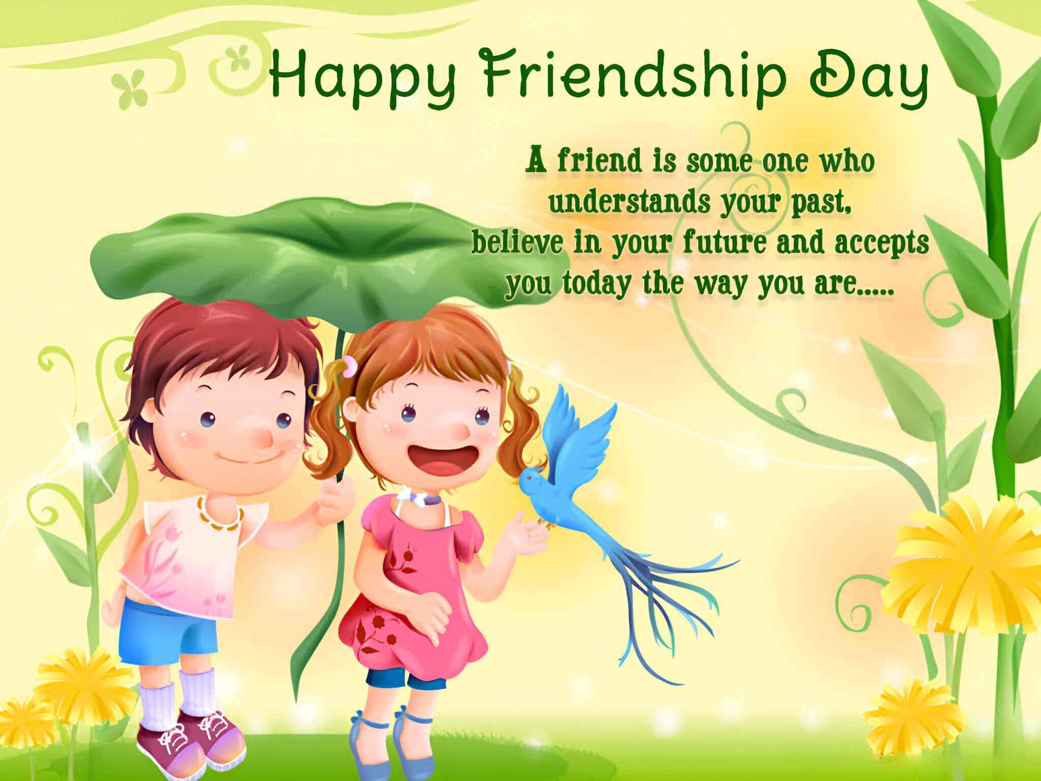 Happy Friendship Day Chocolate Cake