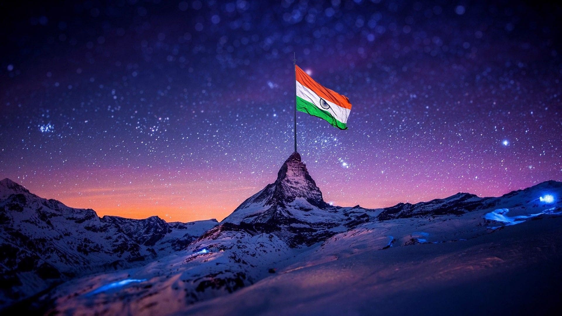 India Tiranga Photo Wallpaper