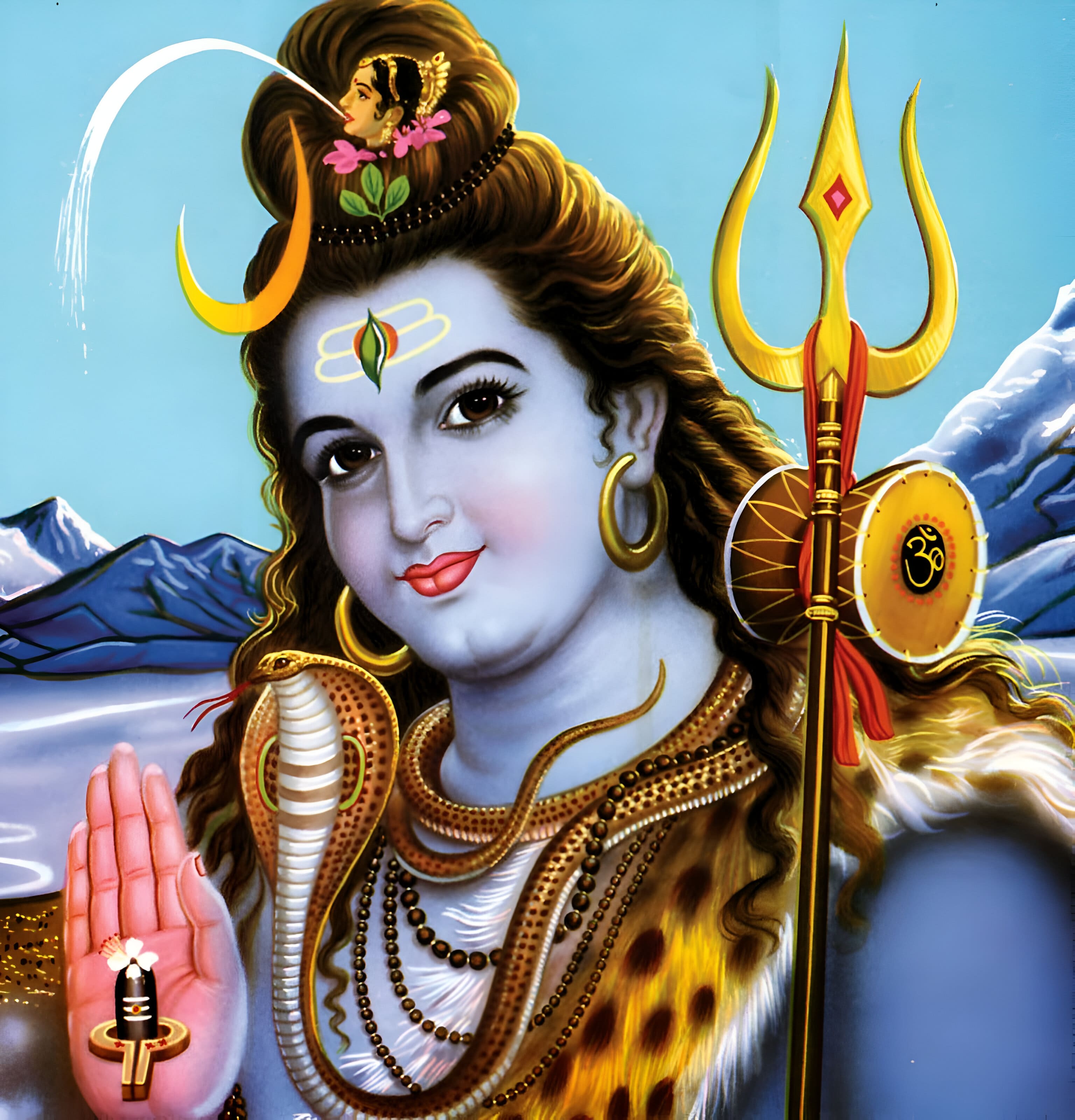 Lord Shiva Face Wallpaper