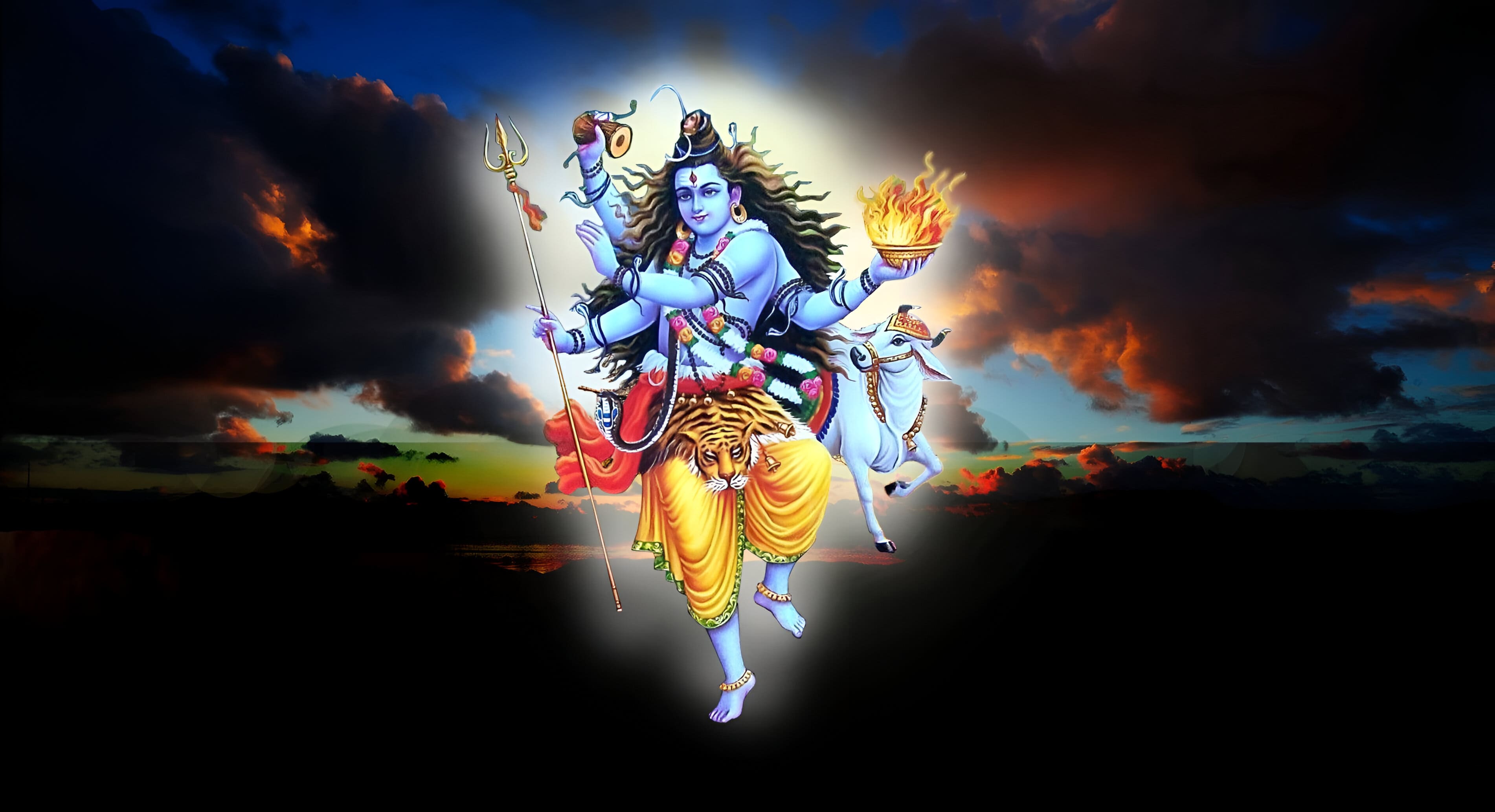 Lord Shiva Landscape Wallpaper