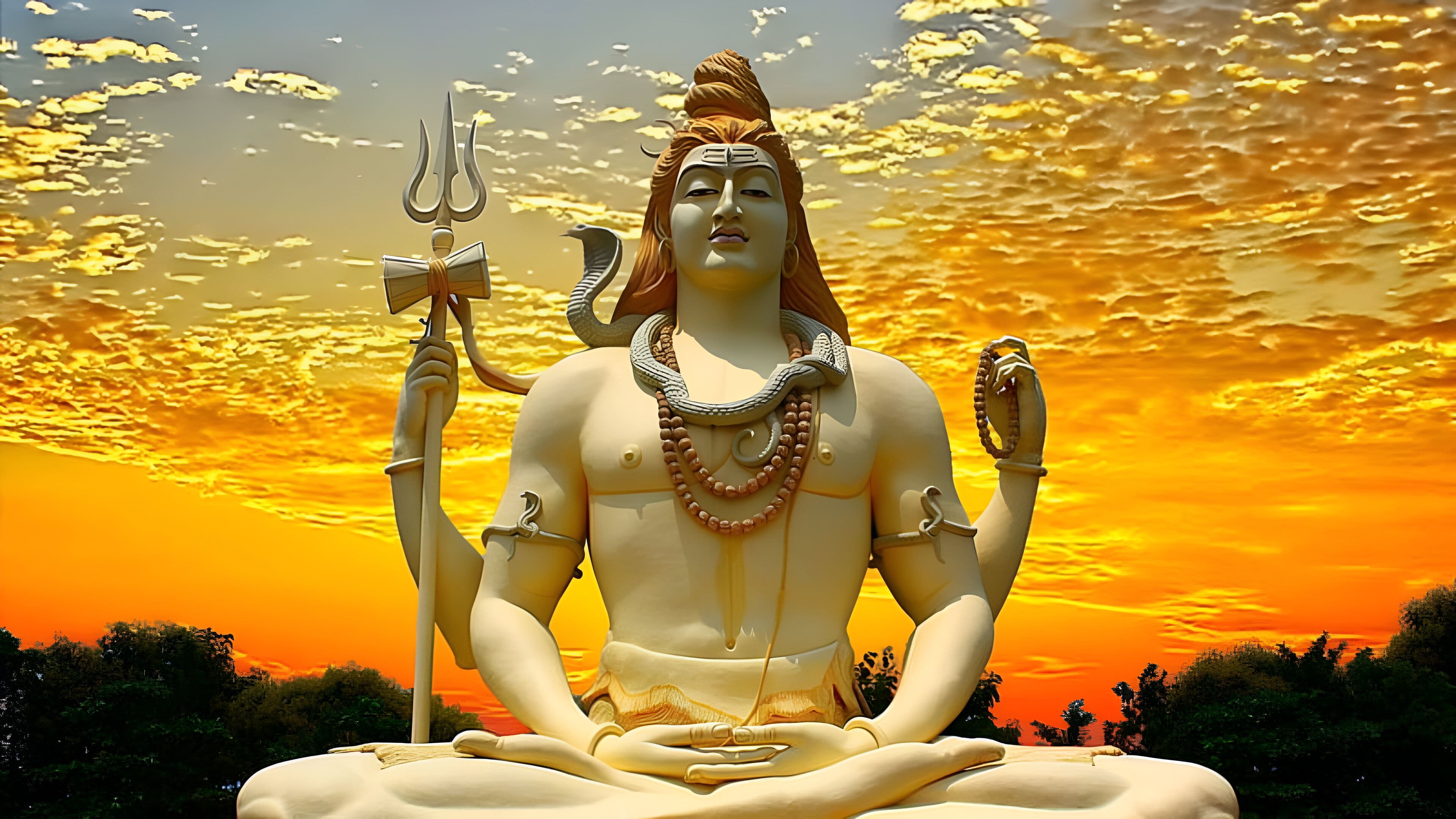 Lord Shiva Portrait Wallpaper